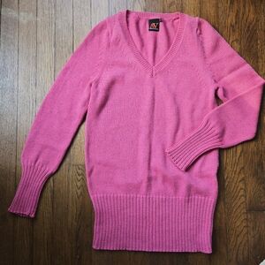 100% Wool Tunic Sweater Adrienne Vitadini Size XS